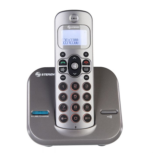 Steren TEL-2414 teléfono Teléfono DECT Identificador de llamadas Plata