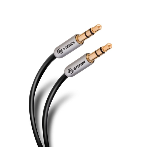 Steren 297-070 cable de audio 0.9 m 3,5mm Negro