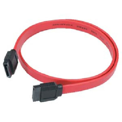 BRobotix 034358 cable SATA 0.43 m SATA 7-pin Rojo