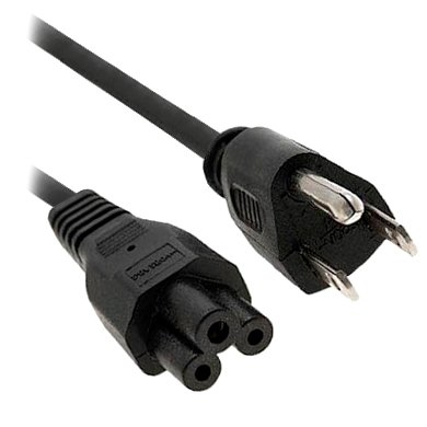 BRobotix 076889 cable de alimentación Negro 1.8 m NEMA 5-15 Acoplador C5