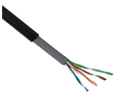 Saxxon OUTPCAT5ECOPEXT cable de red Negro Cat5e U/UTP (UTP)