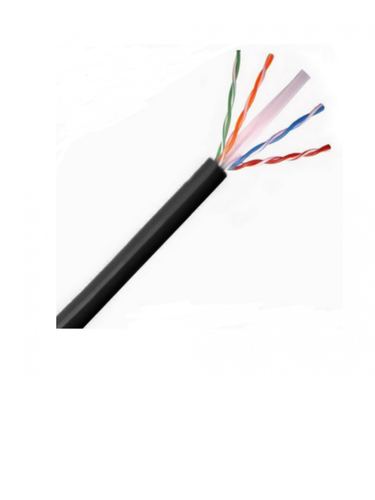 Saxxon OUTP6COP305NE cable de red Negro Cat6