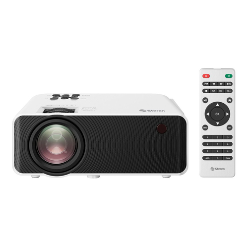 Steren PRO-300 video proyector Proyector de corto alcance LED 720p (1280x720) Negro, Gris