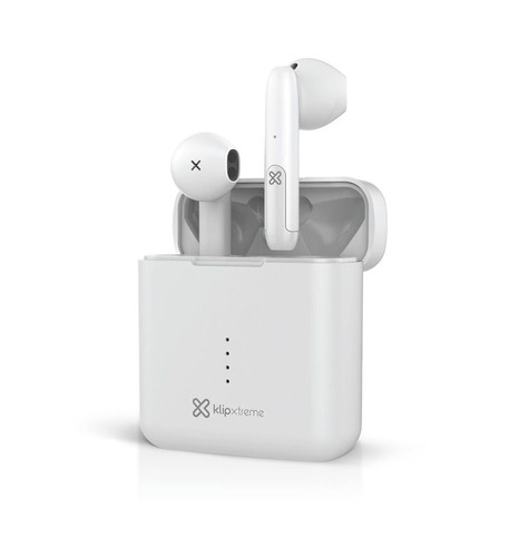 Klip Xtreme KTE-010WH audífono y auriculare Auriculares Inalámbrico Intra auditivo Llamadas/Música Bluetooth Blanco