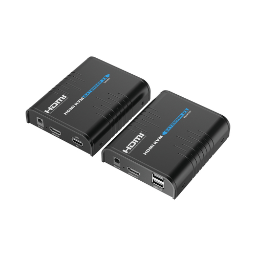 Epcom  Kit extensor KVM (HDMI y USB) hasta 120 metros / Resolución 1080P @ 60 Hz / Soporta STP y UTP CAT6 /  Soporta Switch Gigabit para control KVM múltiple / Soporta hasta 253 receptores / Transmite el Video y Controla tu DVR vía USB