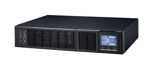 Vica ALPHA 1K sistema de alimentación ininterrumpida (UPS) Doble conversión (en línea) 1 kVA 1000 W 8 salidas AC