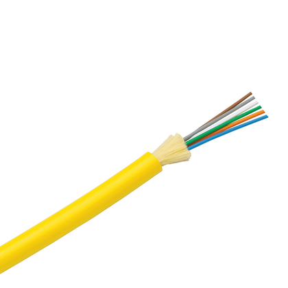 PANDUIT  Cable de Fibra Óptica de 6 hilos, Monomodo OS2 9/125, Interior, Tight Buffer 900um, No Conductiva (Dieléctrica), OFNP (Plenum), Precio Por Metro