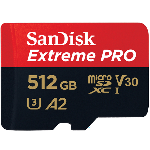 SanDisk Extreme Pro 512 GB MicroSDXC UHS-I Clase 10