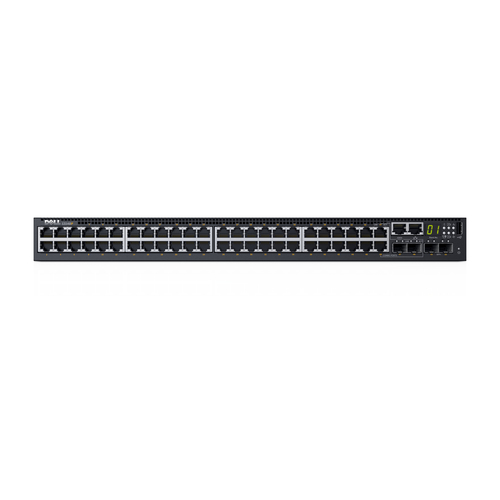 DELL S-Series S3148P Gestionado Gigabit Ethernet (10/100/1000) Energía sobre Ethernet (PoE) 1U Negro, Acero inoxidable