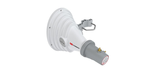 RF ELEMENTS  Antena Sectorial Asimétrica Starter Horn de 45º, 5150 - 5950 MHz, ganancia de 17 dBi, conexión directa con radios IS-5AC, PS-5AC y IS-M5, conexión RP-SMA