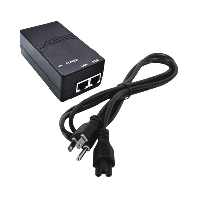 RUIJIE  Inyector PoE estándar 802.3at Gigabit (53 V - 0.6 A - 30w)