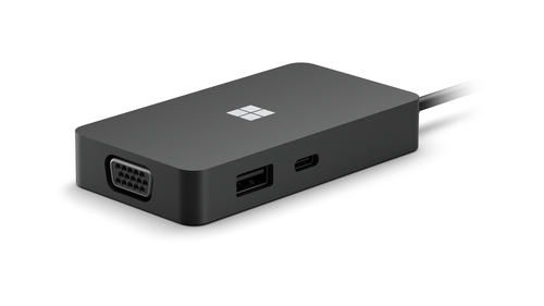 Microsoft 1E4-00001 nodo concentrador USB 3.2 Gen 2 (3.1 Gen 2) Type-C 10000 Mbit/s Negro