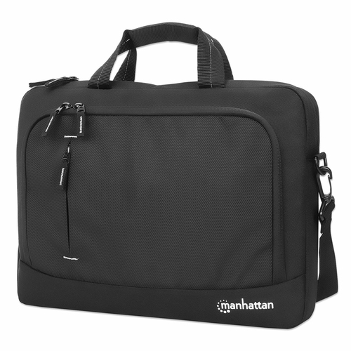Manhattan 440363 maletín para laptop 35.8 cm (14.1") Bolsa tipo mensajero Negro