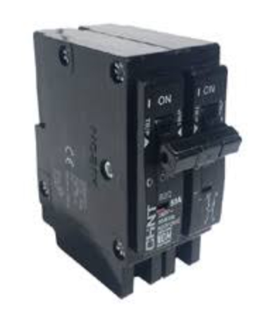 CHINT  Interruptor Termomagnético Enchufable, Serie: B2Q, 2P, 30A, 240V (SKU:1002281)