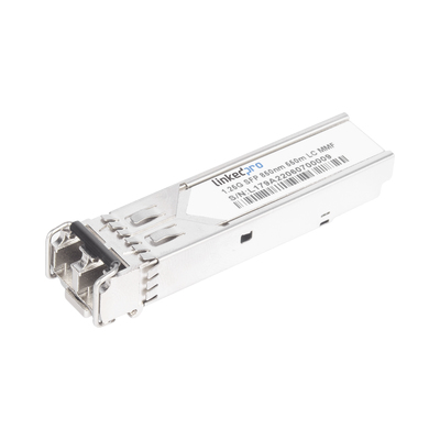 LinkedPRO  Transceptor Óptico SFP (Mini-Gbic) / Multimodo 850 nm / 1.25 Gbps / 1000BASE-SX / Conectores LC/UPC Dúplex / DDM / Hasta 550 m