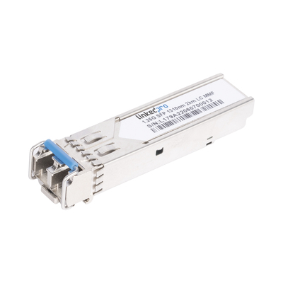 LinkedPRO  Transceptor Óptico SFP (Mini-Gbic) / Multimodo 1310 nm / 1.25 Gbps / 1000BASE-SX / Conectores LC/UPC Dúplex / DDM / Hasta 2 km