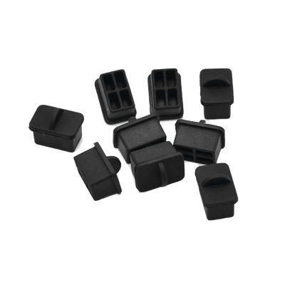 LinkedPro  Bolsa con 25 piezas de protectores anti-polvo para puerto SFP, color negro