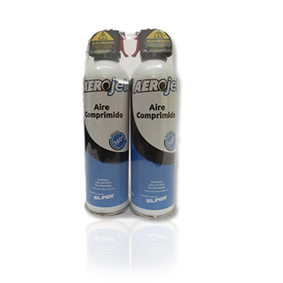 Silimex AeroJet Duo Universal Limpiador de aire comprimido para limpieza de equipos 1320 ml