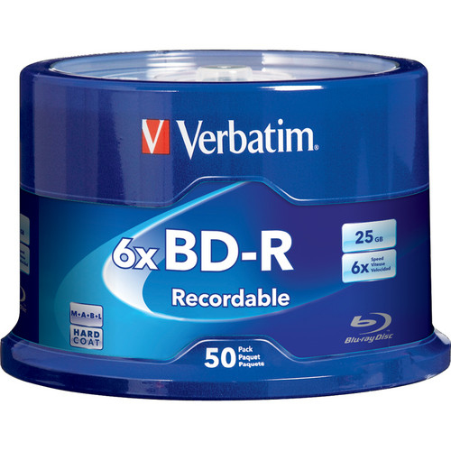 Verbatim 98397 disco Blu-Ray en blanco BD-R 25 GB 50 pieza(s)