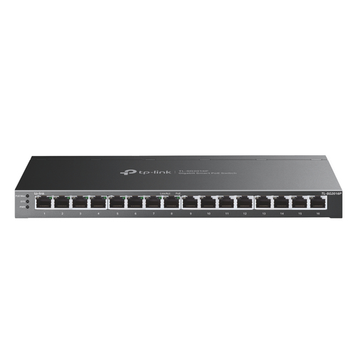 TP-LINK  Switch Omada SDN Administrable 16 puertos 10/100/1000 Mbps / 8 Puertos PoE Inteligente af/at / Administración centralizada OMADA SDN / Presupuesto PoE 120W