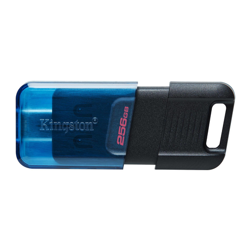 Kingston Technology DataTraveler 80 unidad flash USB 256 GB USB Tipo C 3.2 Gen 1 (3.1 Gen 1) Negro, Azul