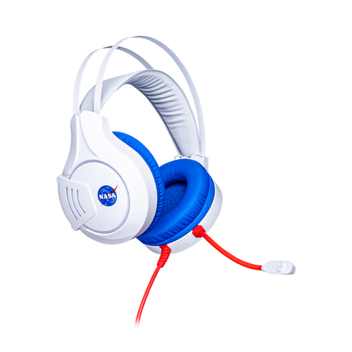 TechZone NS-HSG03 audífono y auriculare Auriculares Alámbrico Diadema Juego Azul, Blanco
