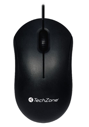 TechZone TZMOU01 ratón Ambidextro USB tipo A Óptico 800 DPI