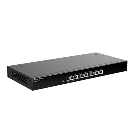 Ruijie  Router Balanceador Cloud, 10 puertos gigabit, soporta  4x WAN configurables, hasta 200 clientes con desempeño de 1Gbps asimétricos