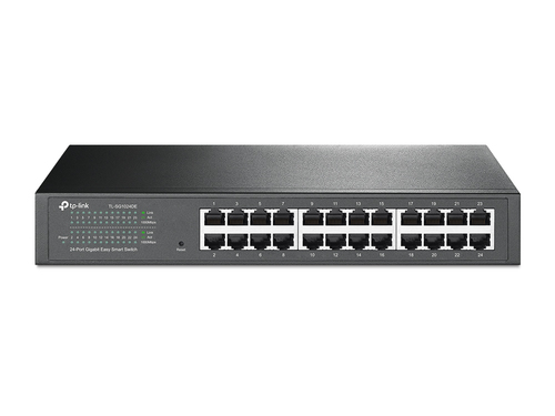 TP-Link TL-SG1024DE dispositivo de redes Gestionado L2 Gigabit Ethernet (10/100/1000) Negro