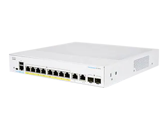 Cisco CBS350 Gestionado L3 Gigabit Ethernet (10/100/1000) Energía sobre Ethernet (PoE) 1U Negro, Gris