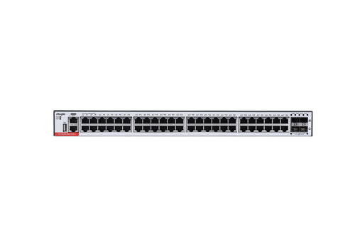 RUIJIE  Switch Administrable Capa 3 con 48 puertos Gigabit + 4 SFP+ para fibra 10Gb, gestión gratuita desde la nube.