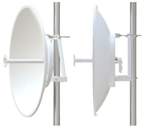 TXPRO  Antena direccional para C5x y B5x, Guía de onda para mantener la integridad de la señal y minimiza la pérdida en transmisión, 4.9 - 6.5 GHz,  4ft, Ganancia de 36 dBi, Montaje incluido