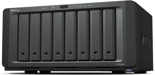 SYNOLOGY  Servidor NAS de escritorio con 8 bahías / Expansible a 18 bahías / Hasta 256 TB / 8GB de RAM