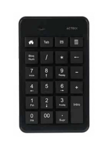Acteck AC-934176 teclado numérico Universal Bluetooth Negro