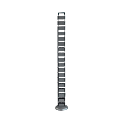 Thorsman  Organizador de cables vertical articulado, ideal para llevar los cables del piso a mesa o a la cubierta del escritorio de manera segura