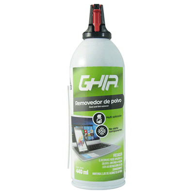 Ghia GLS-002P limpiador de aire comprimido 440 ml