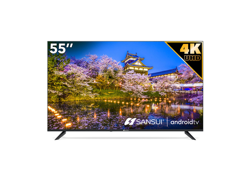 Sansui SMX55V1UA Televisor 139.7 cm (55") 4K Ultra HD Smart TV Wifi Negro