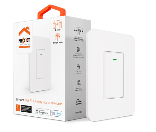 Nexxt Solutions NHE-S300 interruptor de luz Plástico Blanco