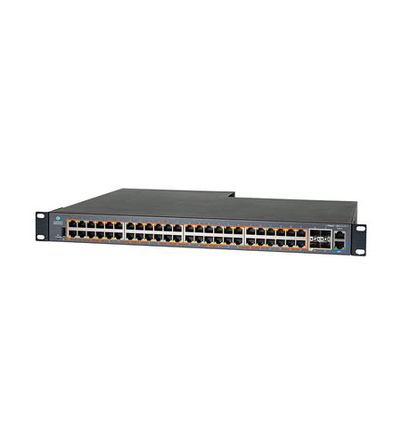 Cambium Networks  cnMatrix EX2052R-P, conmutador inteligente Ethernet PoE, 48 x 1 Gps y 4 SFP +, fuente de alimentación extraíble