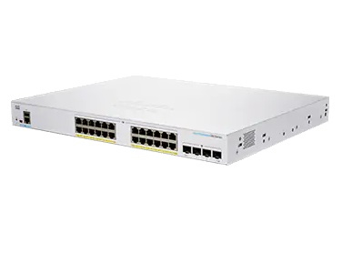 Cisco CBS250-24PP-4G-EU dispositivo de redes Gestionado L2/L3 Gigabit Ethernet (10/100/1000) Plata