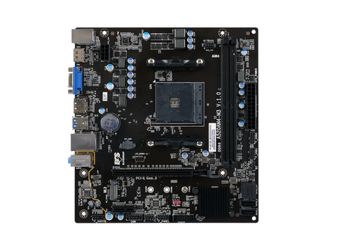 ECS A520AM4-M3D placa base AMD A520 Enchufe AM4 Mini-ATX