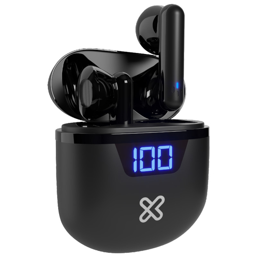 Klip Xtreme KTE-006BK audífono y auriculare Auriculares True Wireless Stereo (TWS) Intra auditivo Llamadas/Música USB Tipo C Bluetooth Negro