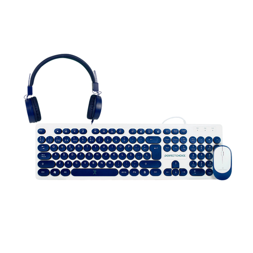 Perfect Choice PC-201731 teclado Ratón incluido USB Azul