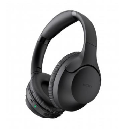 Acteck AC-935357 audífono y auriculare Auriculares Inalámbrico Diadema Llamadas/Música Bluetooth Negro