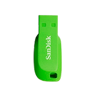 SanDisk Cruzer Blade 16GB unidad flash USB USB tipo A 2.0 Verde