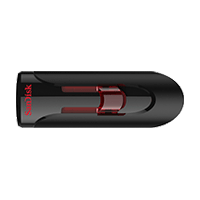 SanDisk UFM 32GB USB CRUZER GLIDE 3.0 unidad flash USB USB tipo A 3.2 Gen 1 (3.1 Gen 1) Negro, Rojo