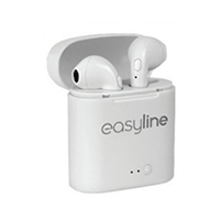 Easy Line EL-995470 audífono y auriculare Audífonos Inalámbrico Gancho de oreja Llamadas/Música Bluetooth Blanco