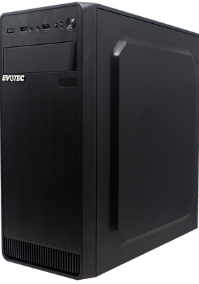 Evotec EV-2004 - i5-11400 Tower Intel® Core™ i5 16 GB DDR4-SDRAM 480 GB SSD Windows 10 PC Negro