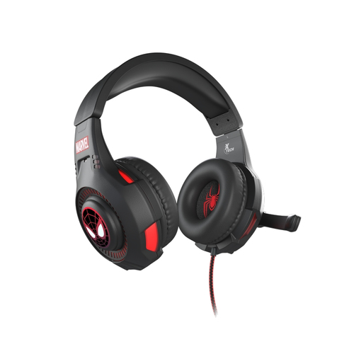Xtech XTH-M541SM audífono y auriculare Auriculares Alámbrico Diadema Juego Negro, Rojo