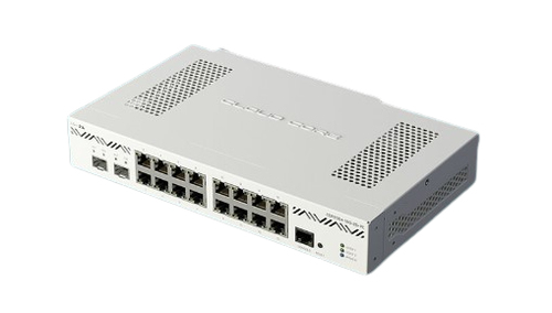 MIKROTIK  Cloud Core Router 2004-16G-2S+PC, con enfriamiento pasivo